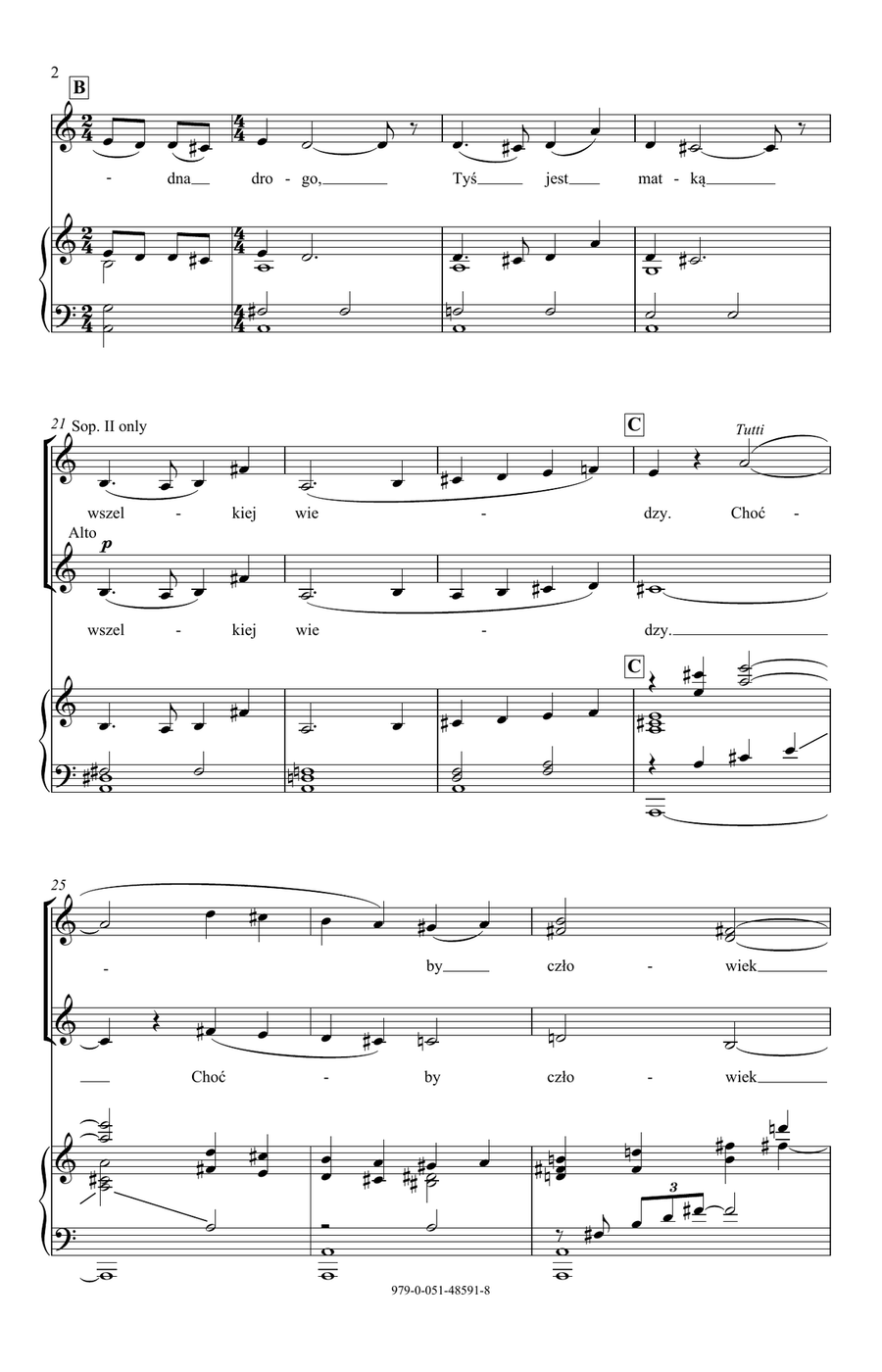 Astronomy (from To Shiver The Sky) SSATBB scores gallery preview page 2