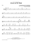 Always on My Mind (arr. Ed Lojeski) - Bass