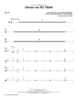Always on My Mind (arr. Ed Lojeski) - Drums