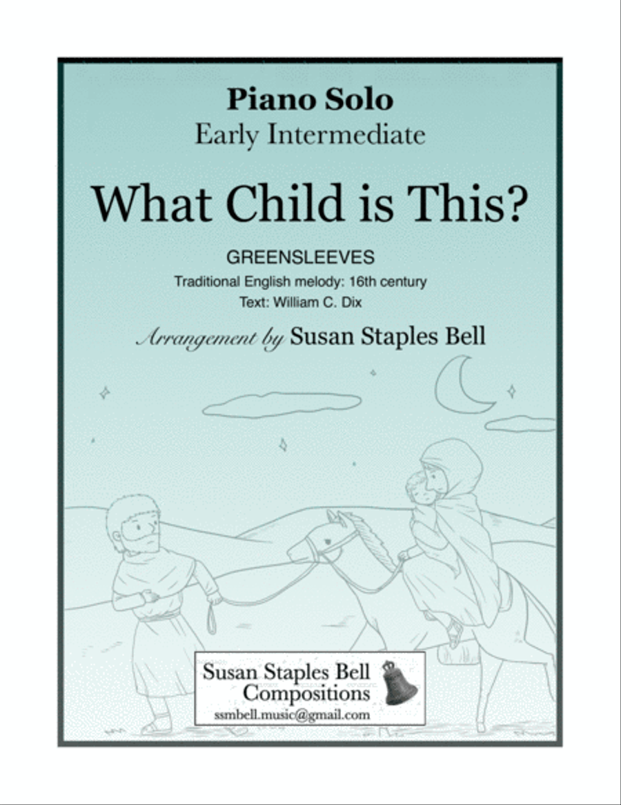 What Child is This? Piano Method scores gallery preview page 1