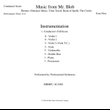Music from Mr. Blob