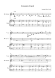 Coventry Carol (Piano Violin Clarinet)