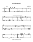 Mexican Hat Dance (bass C instrument duet, parts only) mini preview