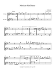 Mexican Hat Dance (Eb instrument duet, parts only)