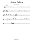 Sakura Sakura for Viola Solo
