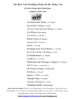 STRING TRIO WEDDING MUSIC - for STRING TRIO COLLECTION SET OF WEDDING CLASSICS - 20 arrangements