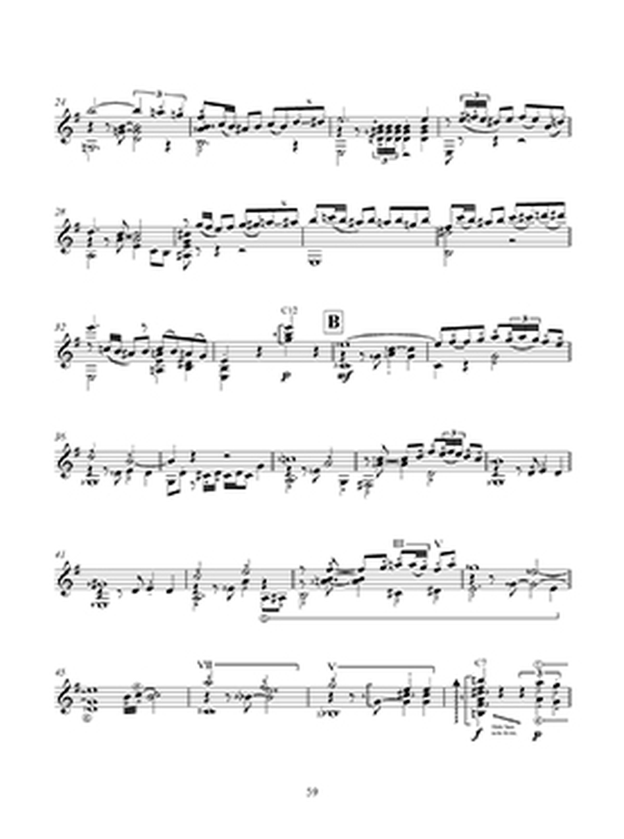 Contemporary Tangos, Sambas and Latin Ballads for Guitar Classical Guitar scores gallery preview page 3