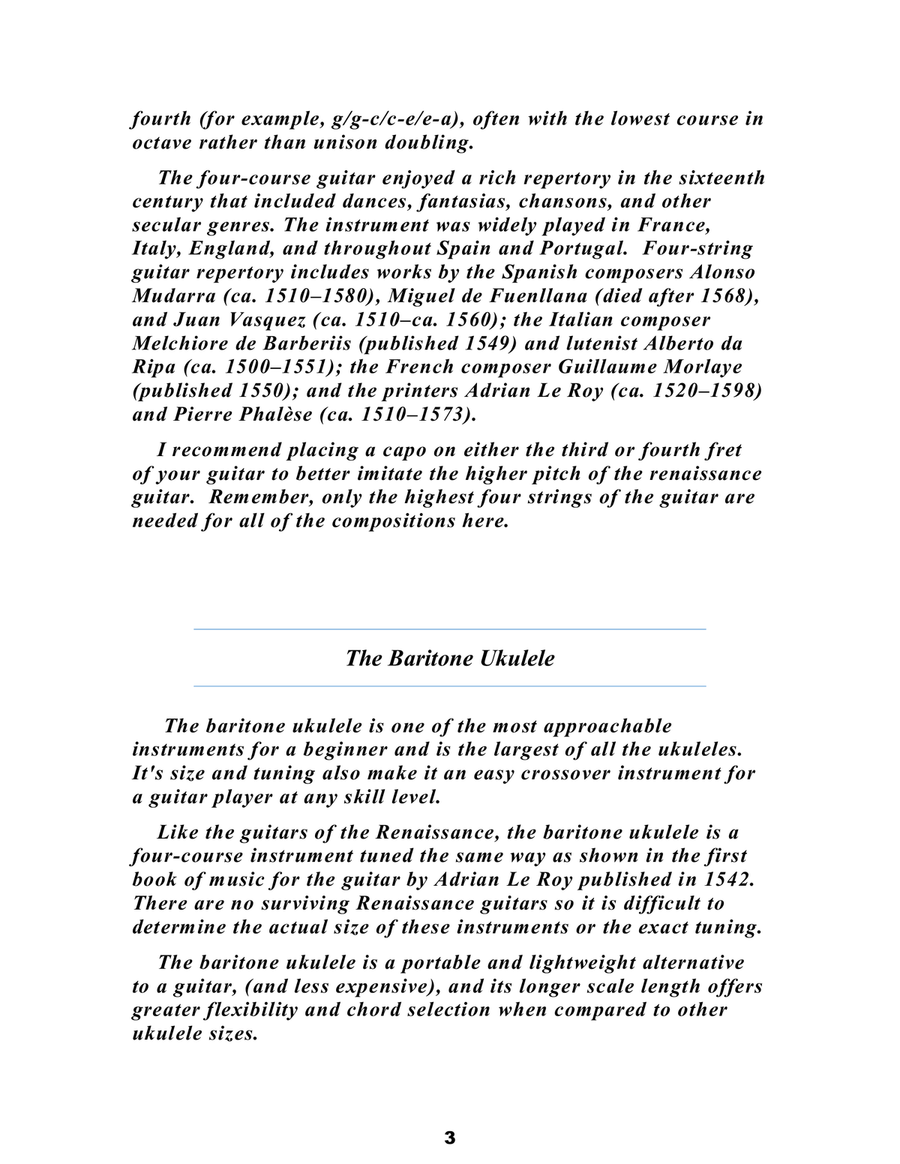 Domenico Bianchini Lute Music of the Renaissance Il Rosetto, Domenico Bianchini's Lute Book Transcri Lute scores gallery preview page 6
