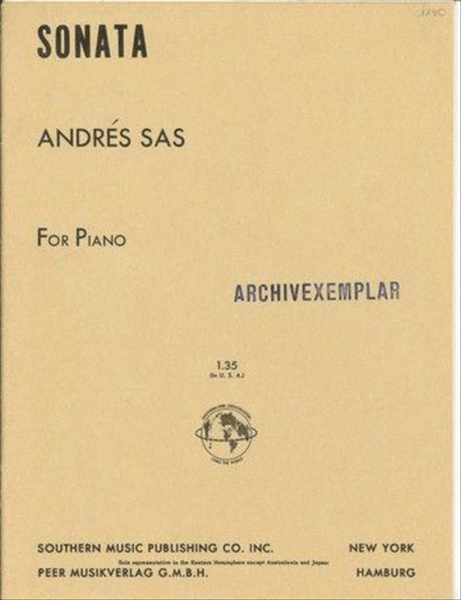 Sonata For Piano Piano Solo scores gallery preview page 1