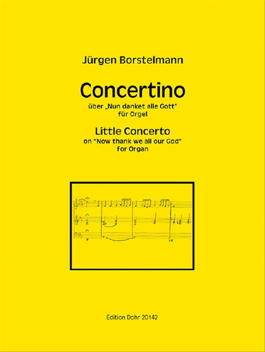 Concertino Organ scores gallery preview page 1