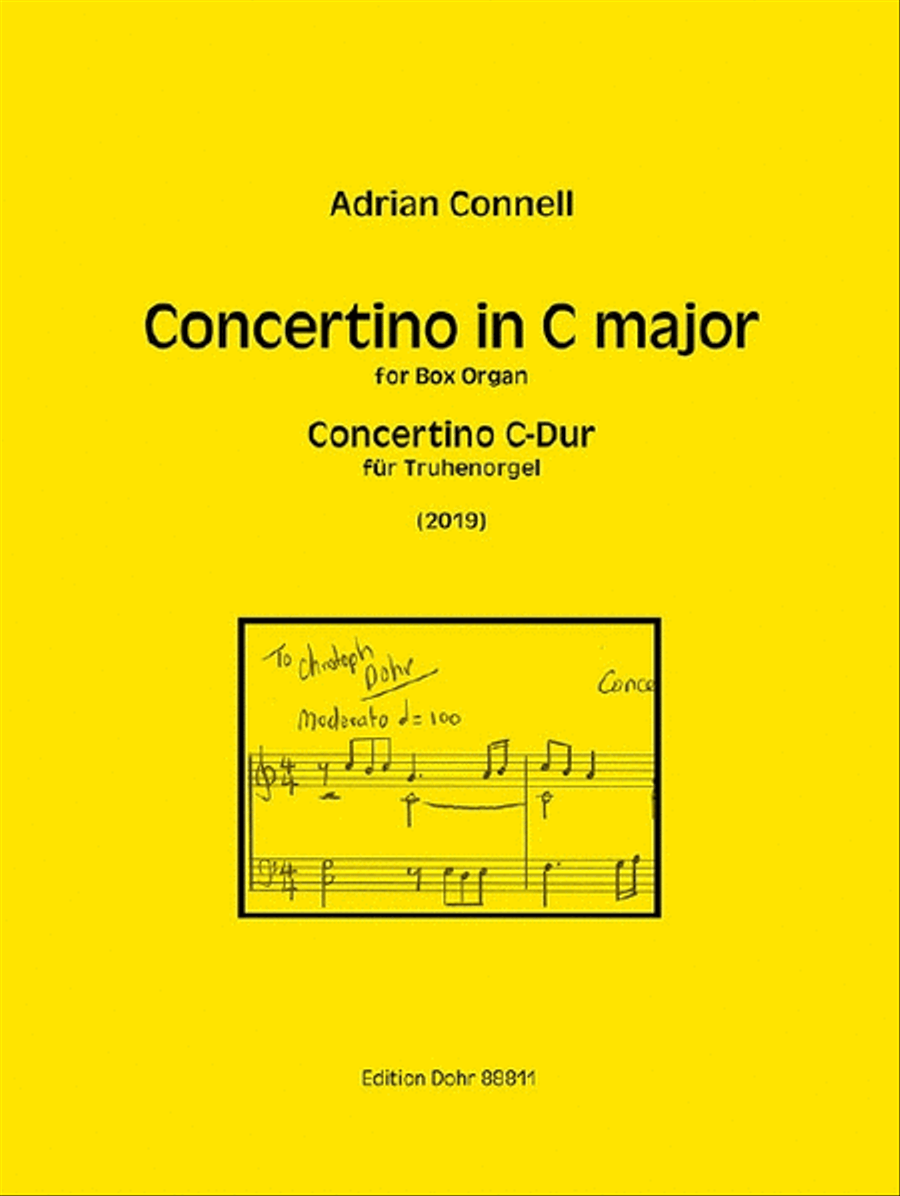 Concertino C major Organ scores gallery preview page 1
