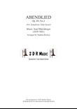 Abendlied for Symphonic Tuba Sextet