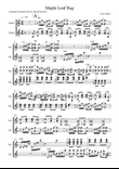 Maple Leaf Rag (arranged for guitar duet)