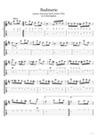 Badinerie for Flatpicking Guitar / Electric Guitar