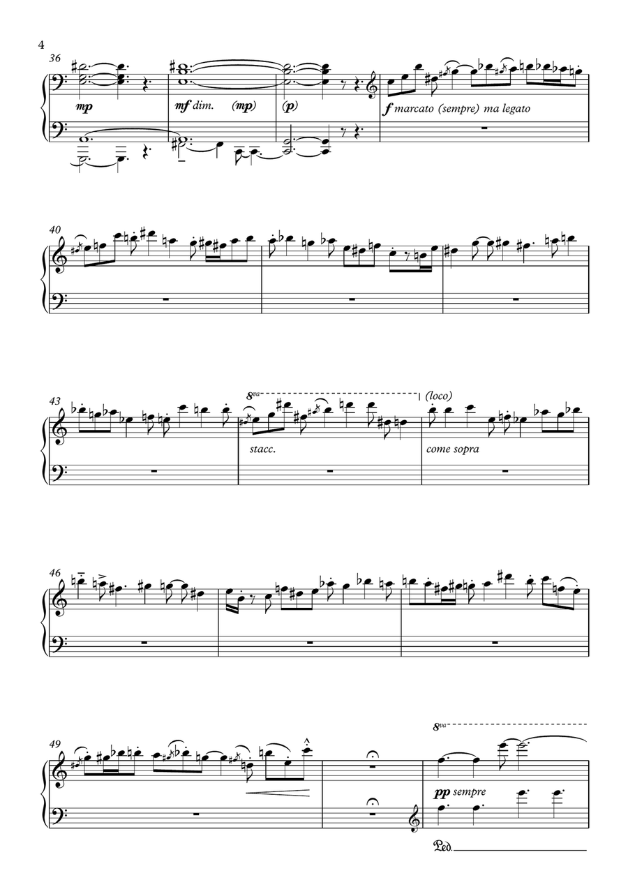 Broadway Boogie-Woogie Piano Solo scores gallery preview page 4