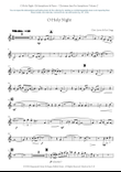 O Holy Night - Eb Saxophone and Piano (funk/groove style) by Chris Lawry and Keri Degg. Includes FRE
