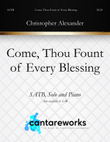 Come, Thou Fount of Every Blessing (SATB) mini preview