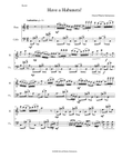 Have a Habanera for flute and cello