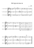 Alle Vögel sind schon da - Alto Saxophone Trio