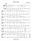 Silent Night (early intermediate piano)
