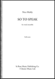 So To Speak
