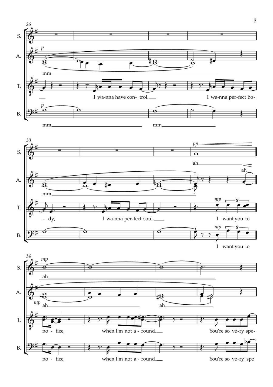 Creep (arr. Richard Salt) SSAATTBB scores gallery preview page 3