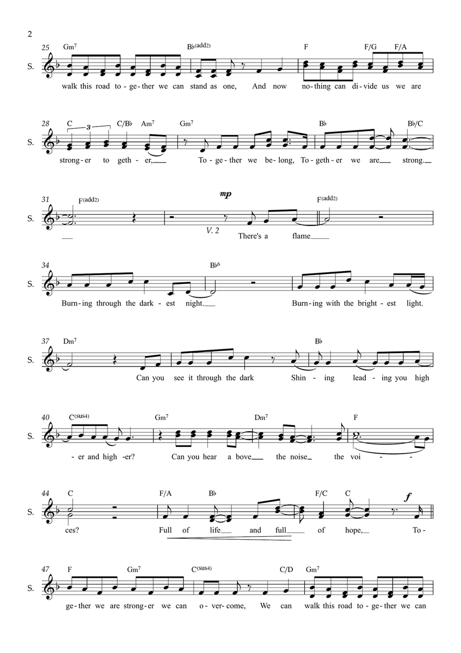 Together We Are Stronger (Stronger Together) (arr. Craig McLeish) Women's Choir scores gallery preview page 2