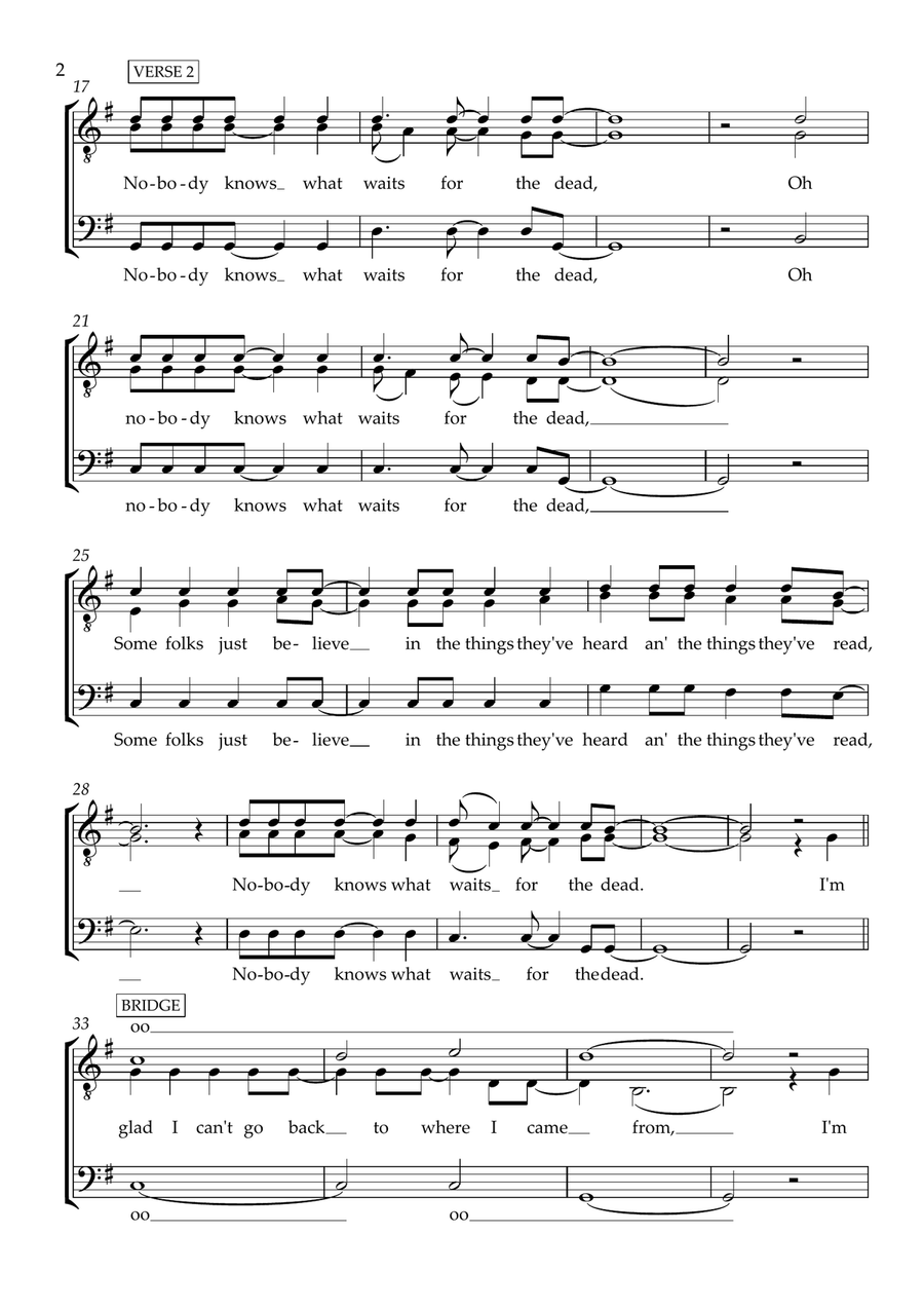 Maybe It's Time (arr. Dom Stichbury) 3-Part - Digital Sheet Music page 2
