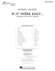 If It Were Easy... - Conductor Score (Full Score)