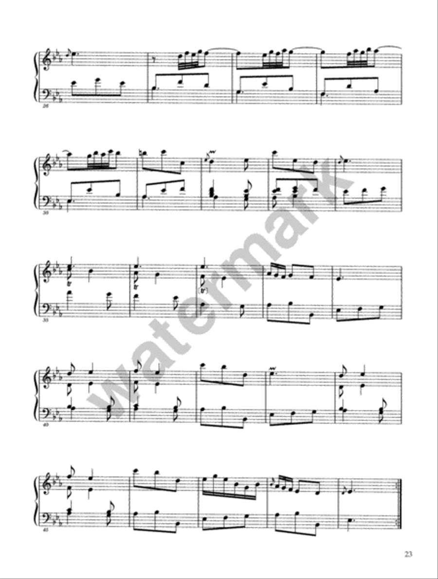 Domenico Scarlatti -- Ninety Sonatas in Three Volumes, Volume II Piano Solo scores gallery preview page 4