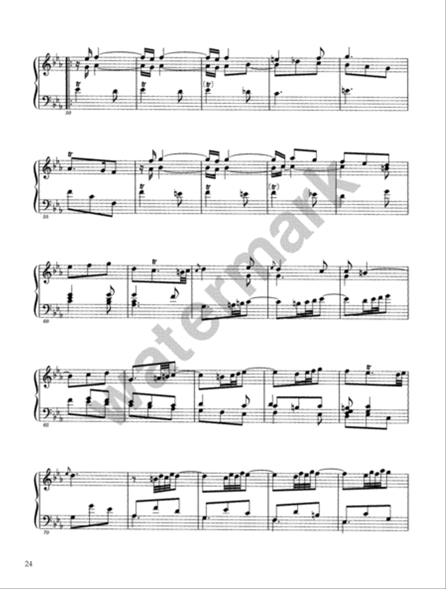 Domenico Scarlatti -- Ninety Sonatas in Three Volumes, Volume II Piano Solo scores gallery preview page 5