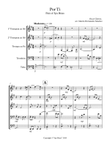 Mexican traditional Folk Pop: POR TI (by Oscar Chávez) for Brass Quintet arr. Martín Hernández S
