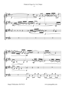 BACH: Prelude & Fugue No. 9 in E Major, BWV 878 for String Quartet String Quartet scores gallery preview page 3