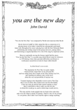 You Are The New Day