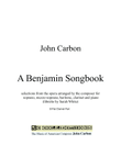 A Benjamin Songbook