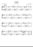 Brahms' Lullaby - Easy Piano