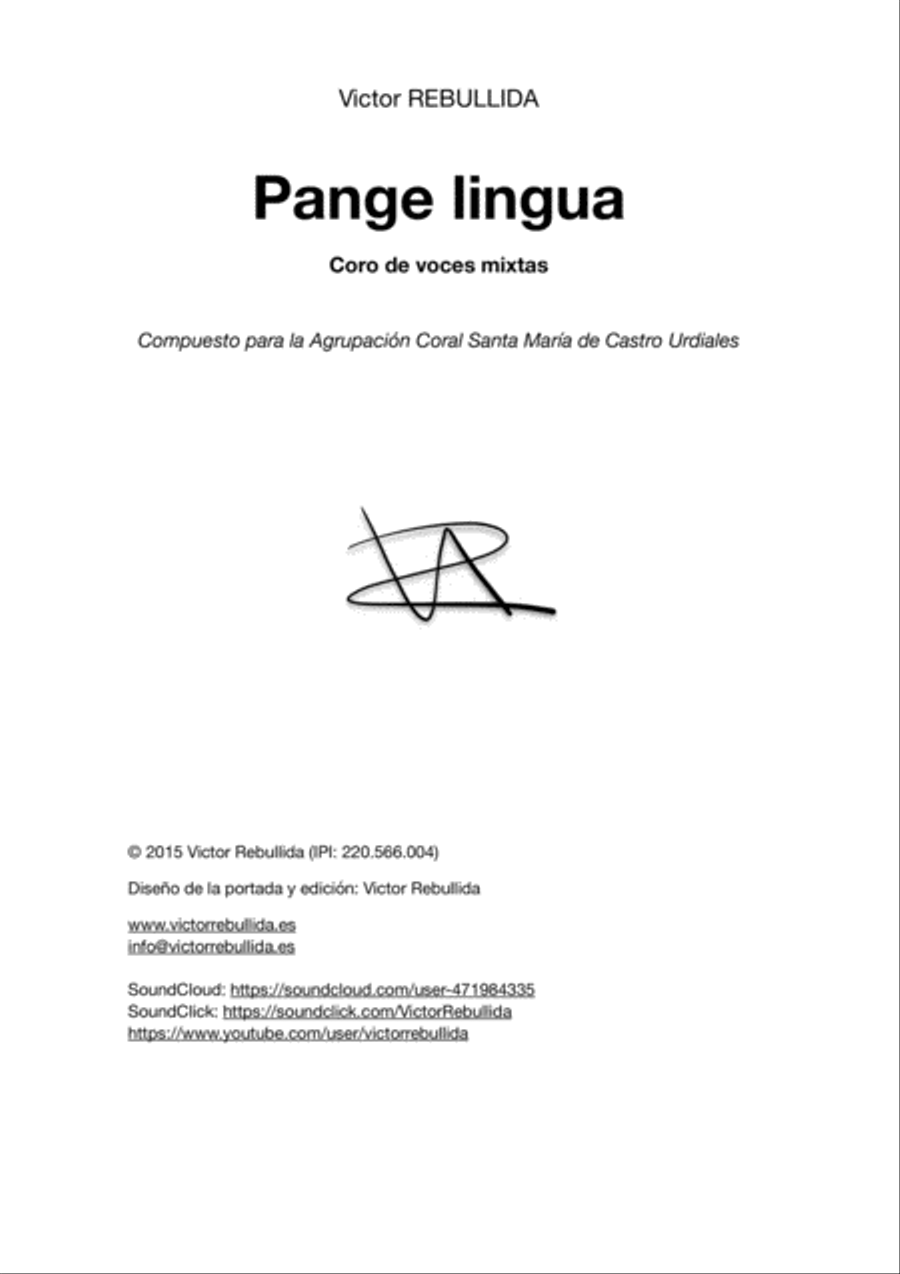 Pange lingua Choir scores gallery preview page 2