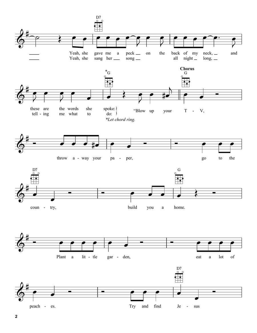 Spanish Pipedream Spanish Pipedream Ukulele scores gallery preview page 2