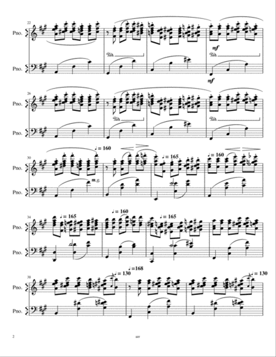 Etude de Concert No.24 Piano Method scores gallery preview page 2