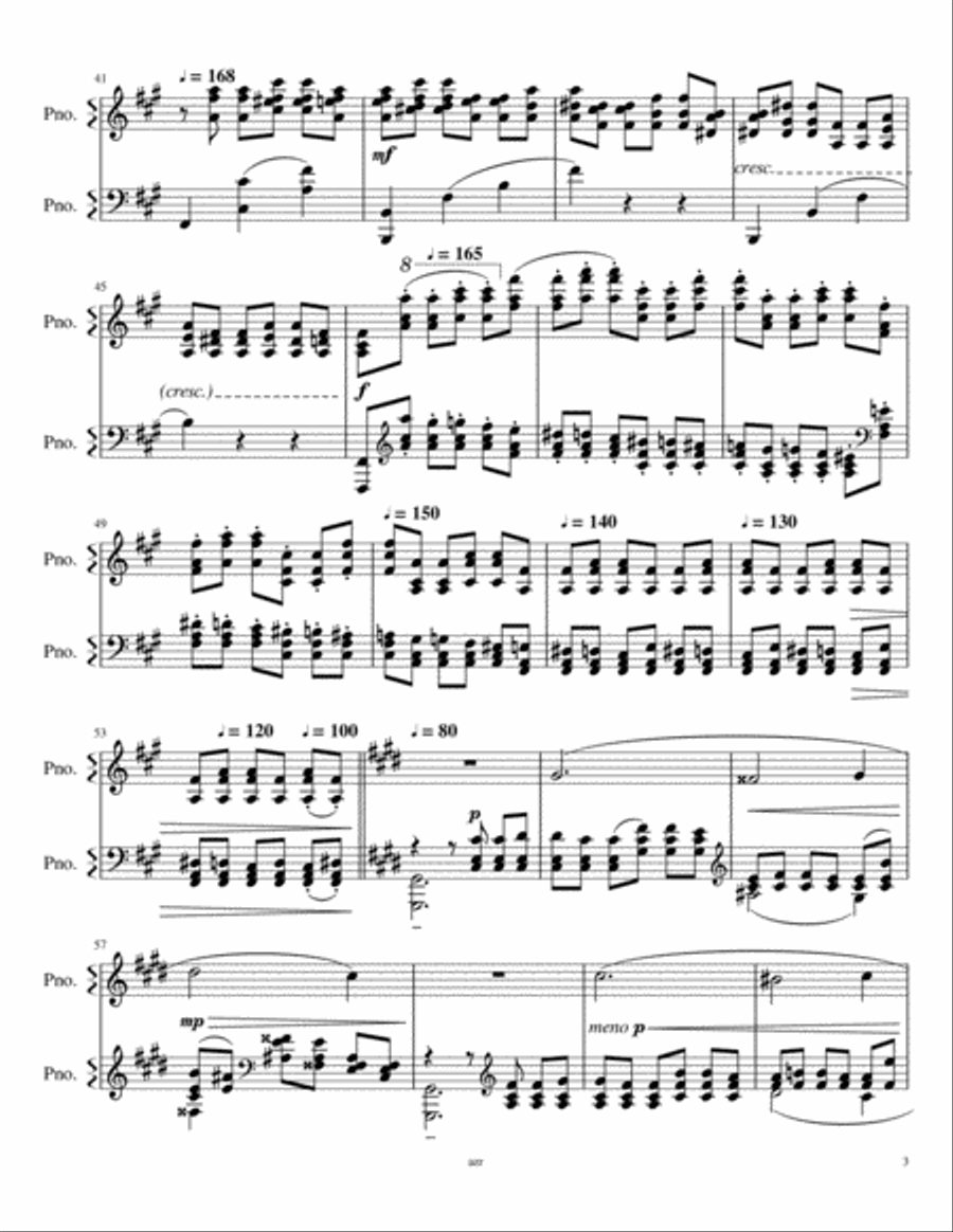 Etude de Concert No.24 Piano Method scores gallery preview page 3