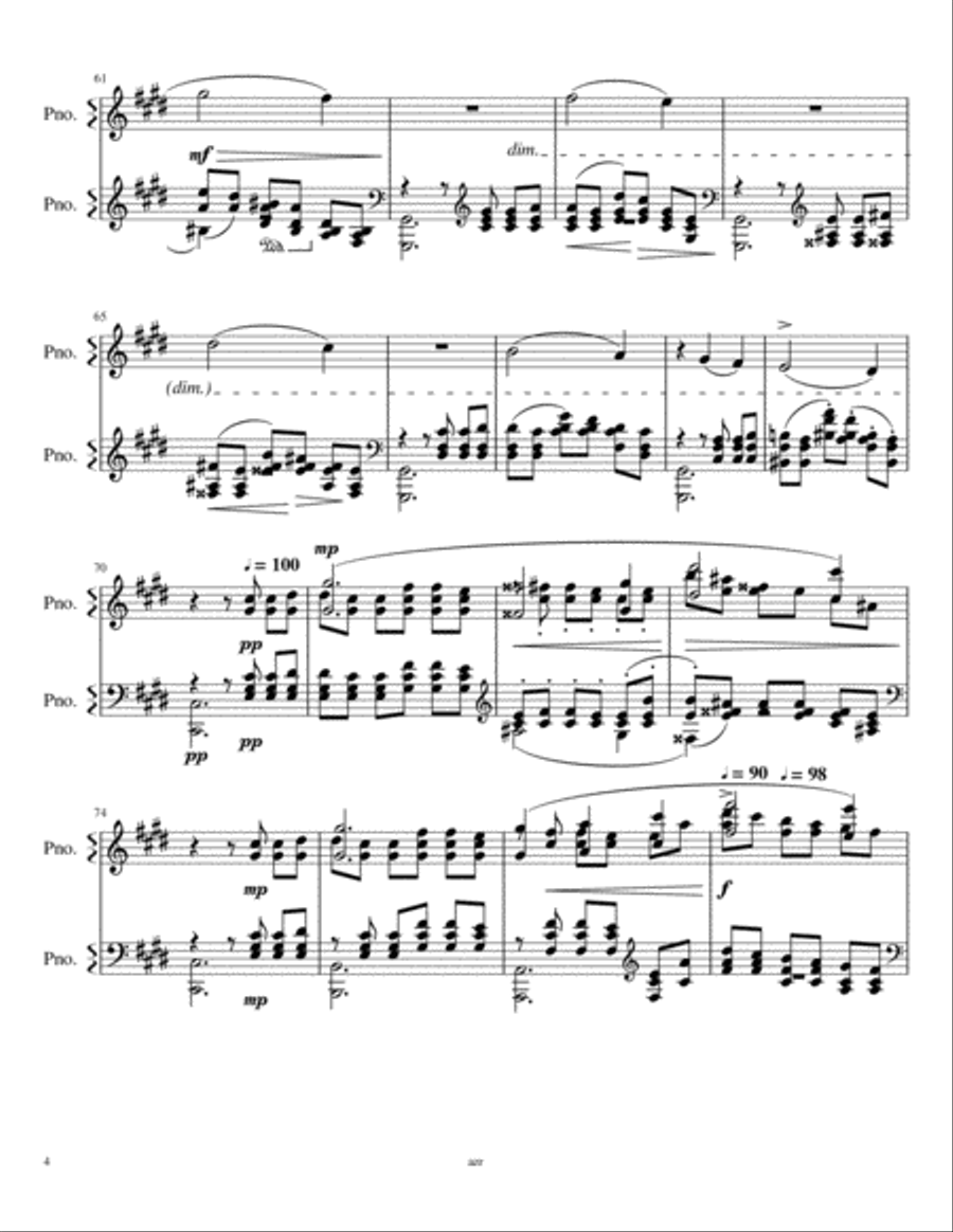 Etude de Concert No.24 Piano Method scores gallery preview page 4