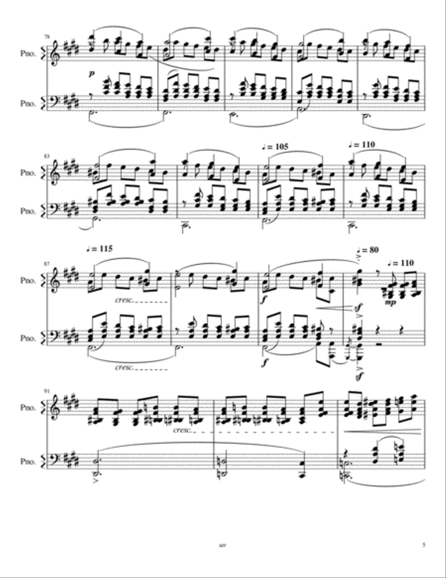 Etude de Concert No.24 Piano Method scores gallery preview page 5