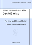 Ernesto Nazareth - Confidências. Arrangement for Cello and Classical Guitar