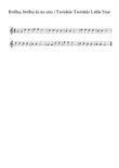 Brilha brilha lá no céu / Twinkle twinkle little star