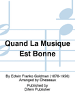 Quand La Musique Est Bonne
