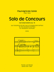 Solo de Concours du Conservatoire für Altsaxophon und Klavier op. 13