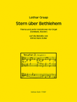 Stern über Bethlehem für Orgel (Cembalo, Klavier) -Thema und sechs Variationen auf die Melodie von Alfred Hans Zoller-