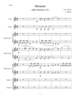 Minuetto from Simphony n.41 (trascr.)