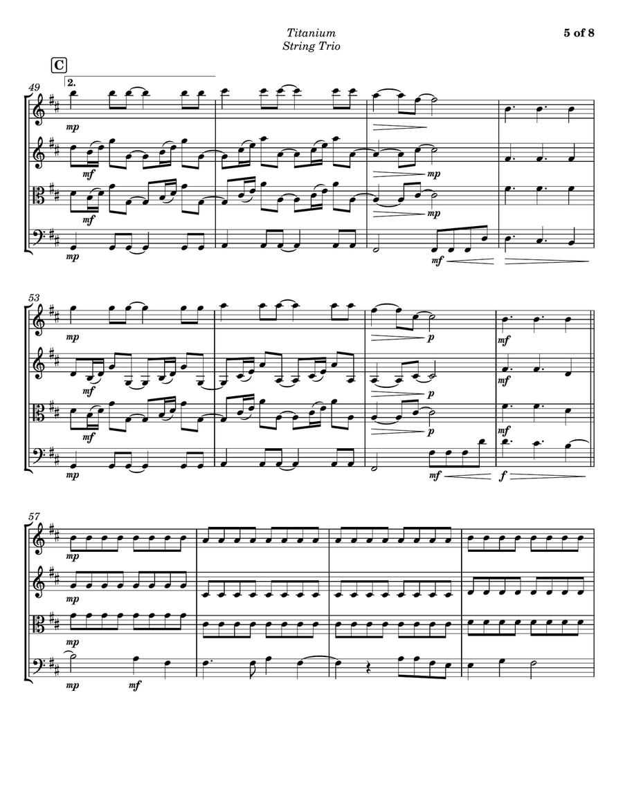 Titanium String Trio scores gallery preview page 5