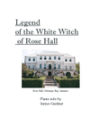 Legend of the White Witch for piano